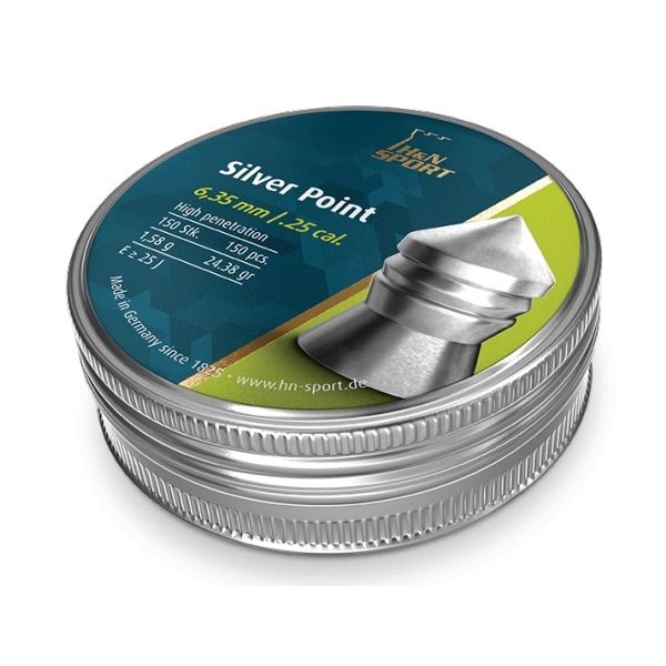 Пули H&N Silver Point 6,35 мм, 1,58 грамм, 150 штук